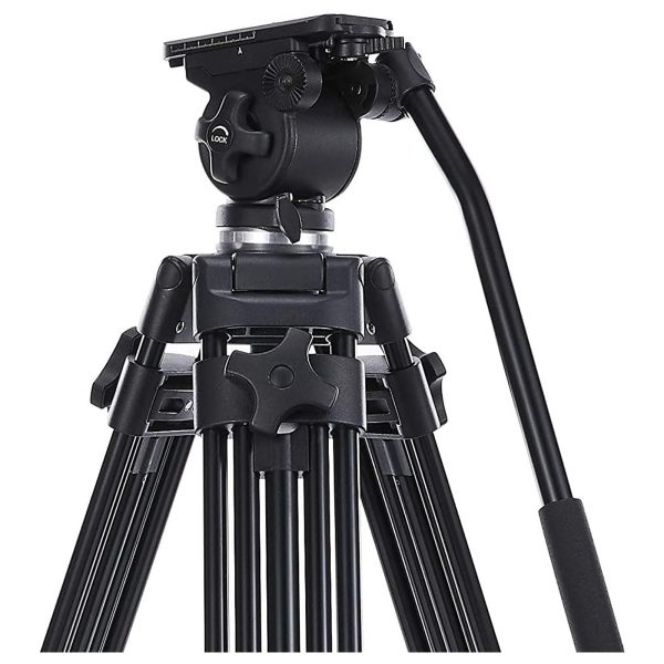 E-Image AT7402A (75mm) Tripod System with EI-717AH Head Kit - Image 6