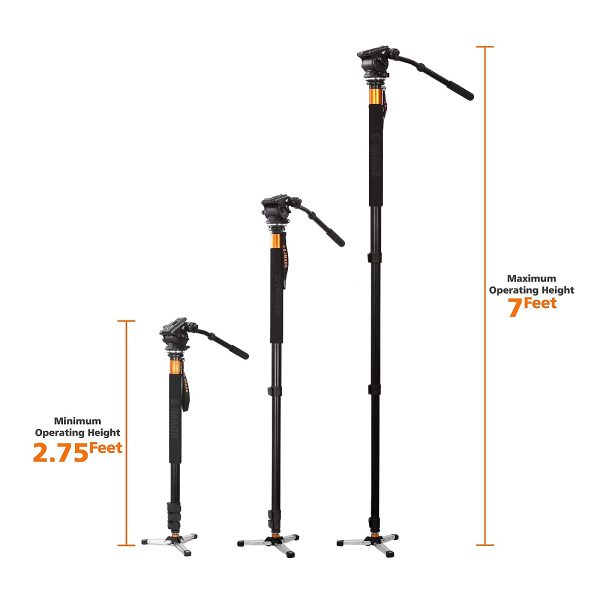 E-IMAGE-MA80-EI-01H Aluminium Monopod - Image 2