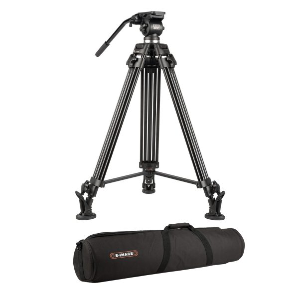E-Image AT7402A (75mm) Tripod System with EI-717AH Head Kit