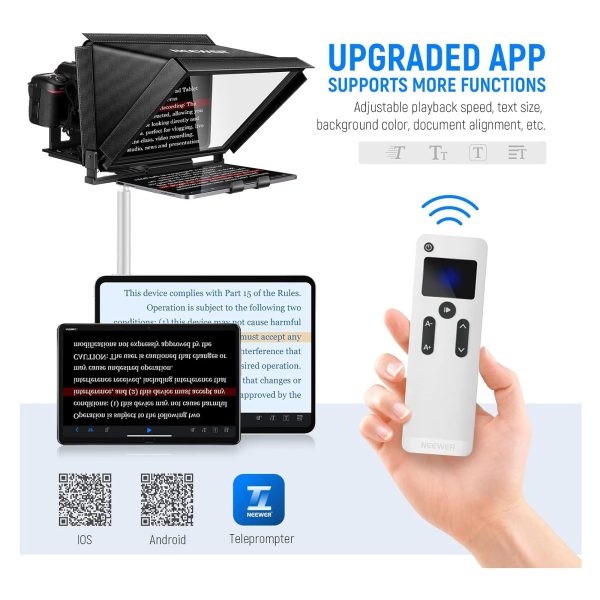Neewer X12 Teleprompter Kit (with tablet) - Image 4