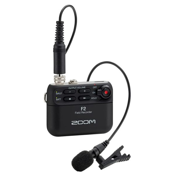 Zoom F2 Field Audio Recorder & Lavalier Mic