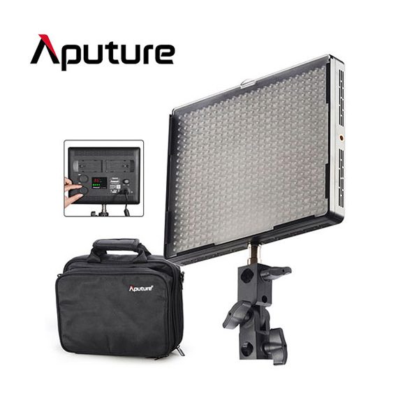 Aputure Amaran AL-528C (Bi-Colour) Camera LED Light, EZ Box (35 degree grid), Softbox & light stand