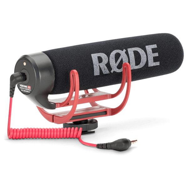 Rode VideoMic Go Shotgun Microphone with Rode Dead Cat (windshield)