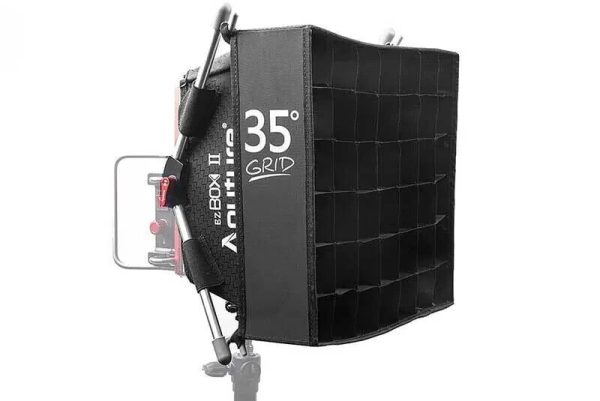 Aputure Amaran AL-528C (Bi-Colour) Camera LED Light, EZ Box (35 degree grid), Softbox & light stand - Image 7
