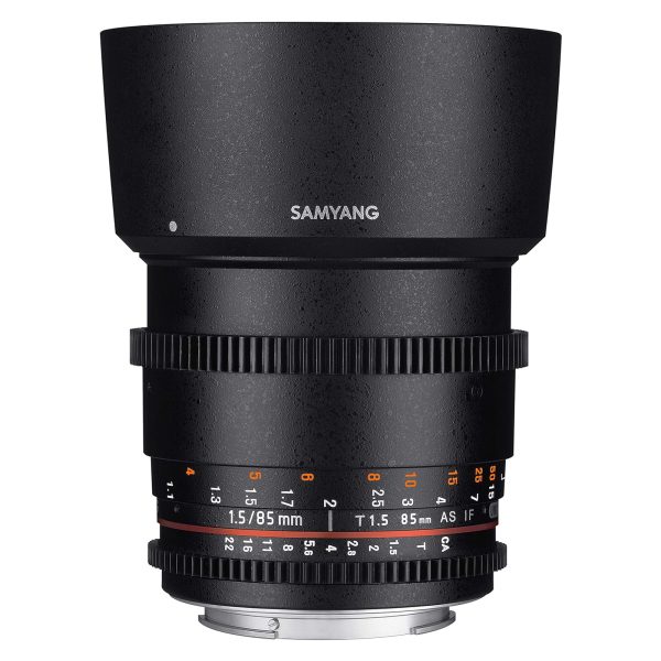 Cinema Lens Hire | Sony E-Mount Lens Hire | Samyang 85mm Lens Hire | Samyang 85mm T1.5 | Hire a Lens UK